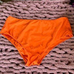 Orange SHEIN swim bottoms XL